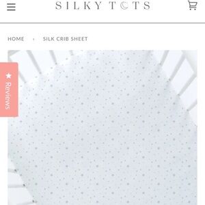 Silky Tot Silk Crib Sheet